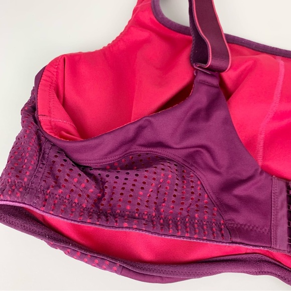Soma Sport Max Support Underwire Purple Pink 44D - Picture 13 of 13
